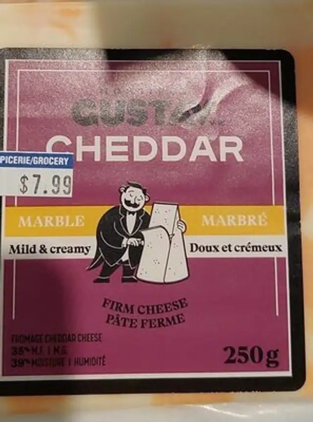 Cheddar marbré