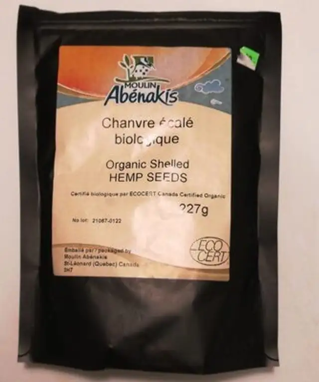 Chanvre écalé biologique
