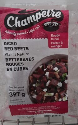 Betteraves prêtes à manger front packaging