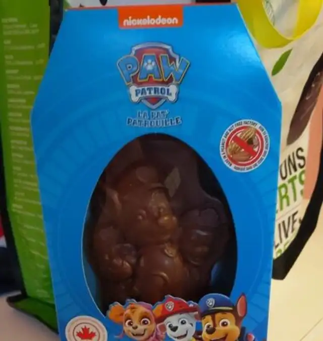 Chocolat au lait Pat Patrouille