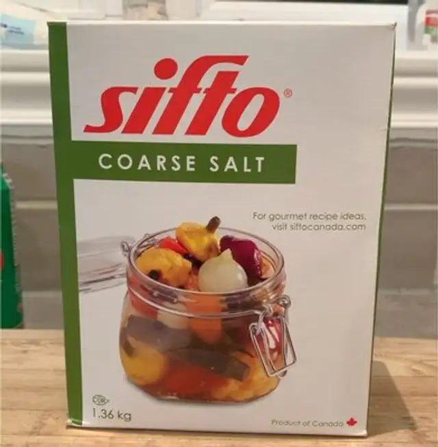 Coarse salt