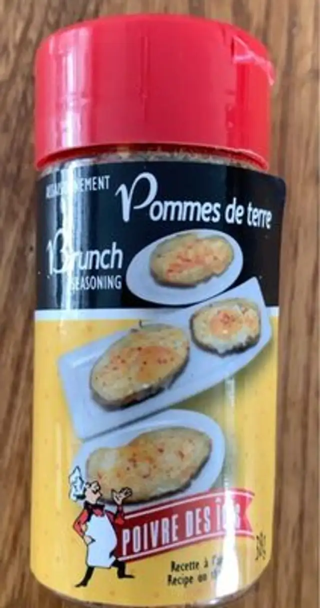 Assaisonnement pommes de terre