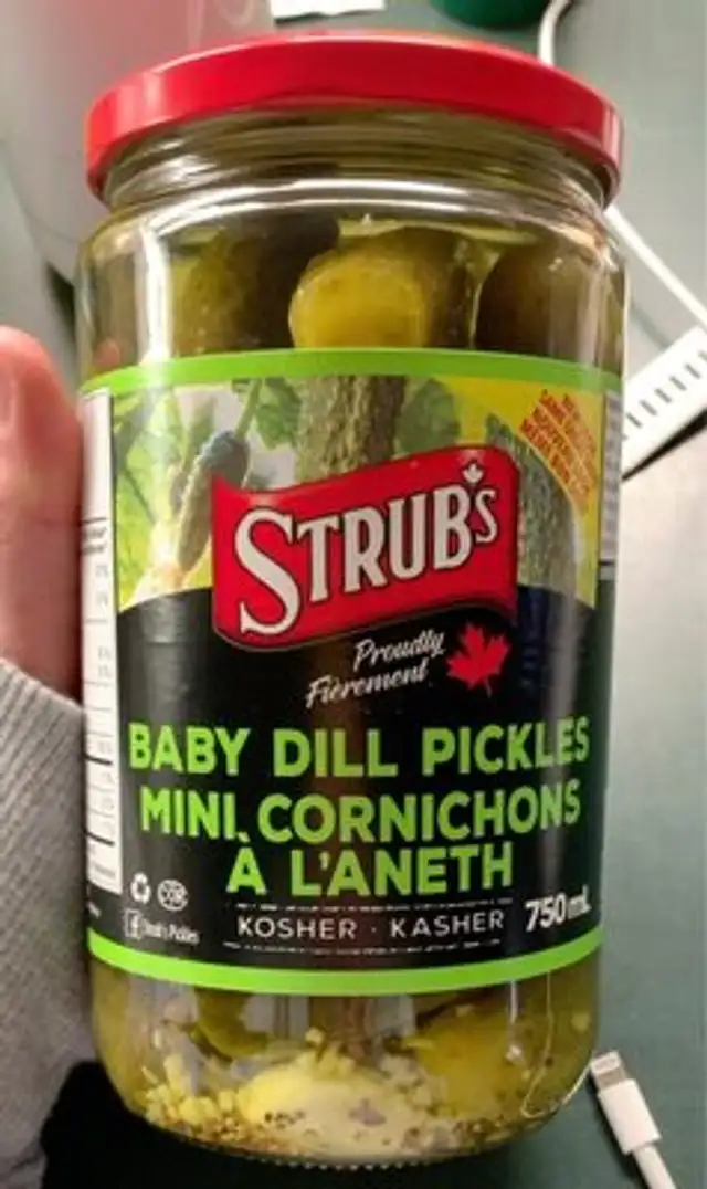 Strub’s Baby dill pickles
