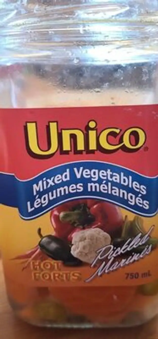 Hot mixed vegetables