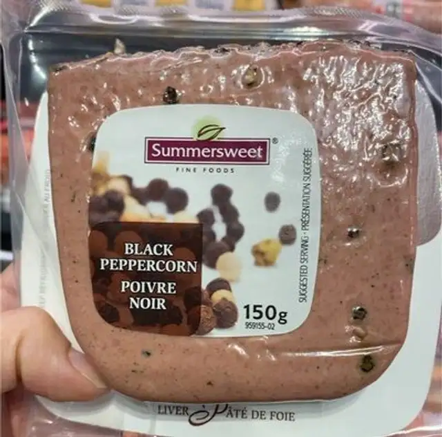 Black peppercorn pate