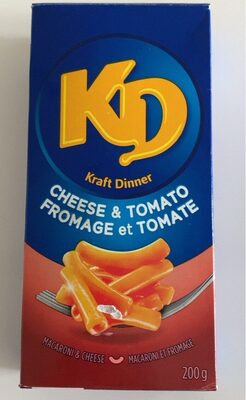Macaroni au fromage et tomate front packaging