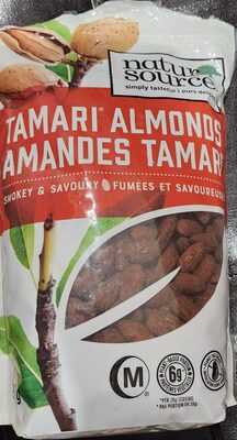 Tamari Almonds front packaging