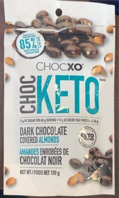 85% Cacao Dark Chocolate Covered Almonds