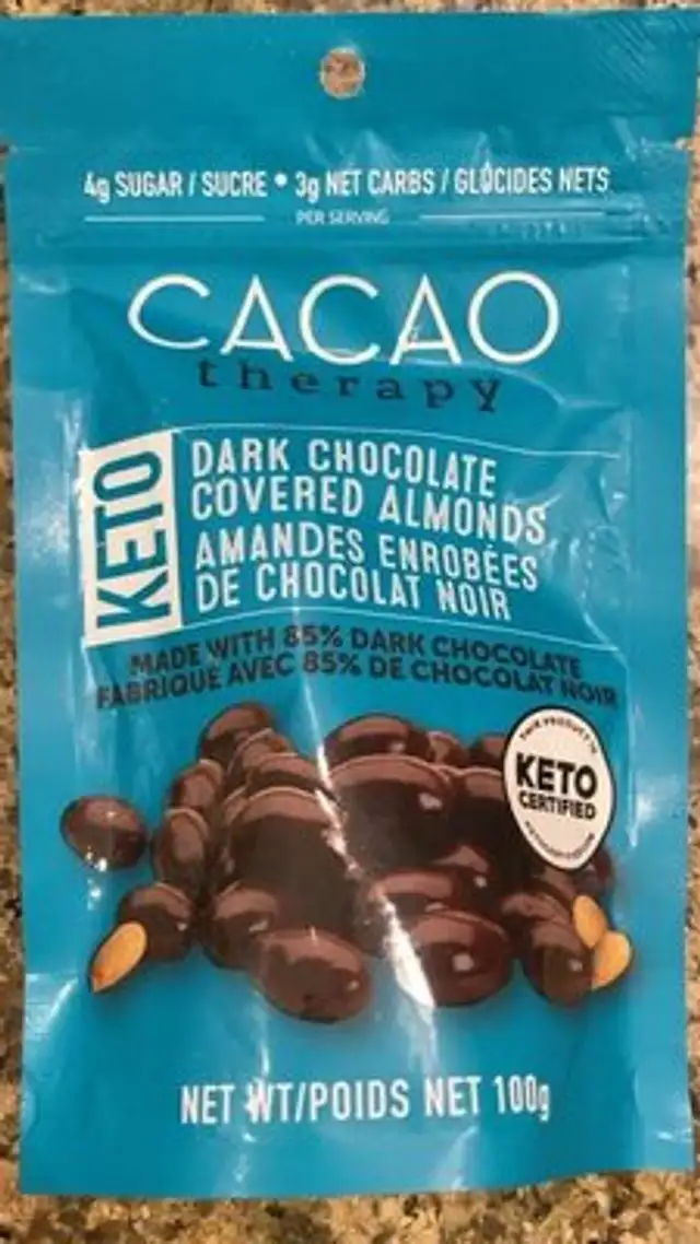 Dark chocolate covered almonds