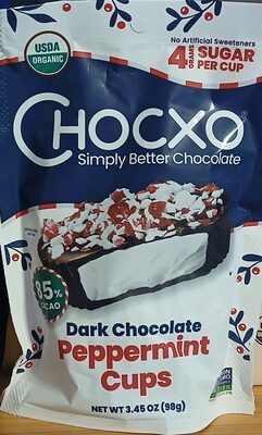 Dark Chocolate Peppermint Cups