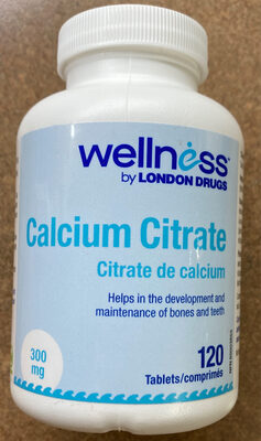 Calcium Citrate front packaging