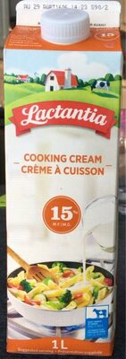 Creme a cuisson front packaging