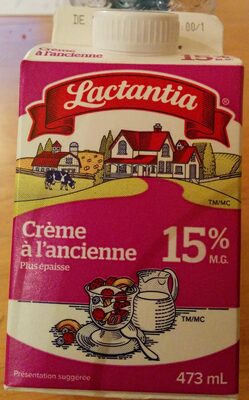 Crème à l'ancienne 15% M.G.