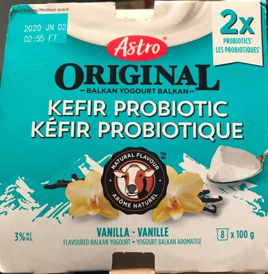 Kefir probiotique vanille