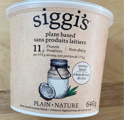 Crémeux végétal à la base de noix de coco Nature