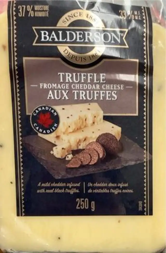 Fromage cheddas aux truffes