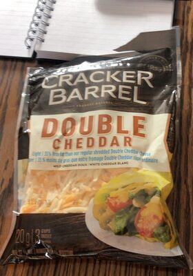 Shredded cheese front packaging