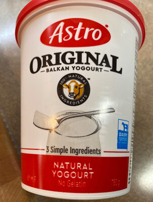 Natural, No Gelatin Yogourt