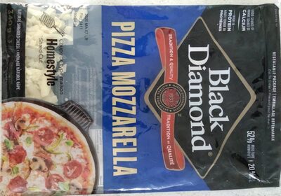Pizza mozzarella front packaging