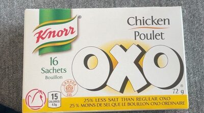 Chicken OXO 25% Less Salt