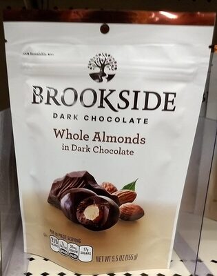 Dark chocolate whole almonds in dark chocolate