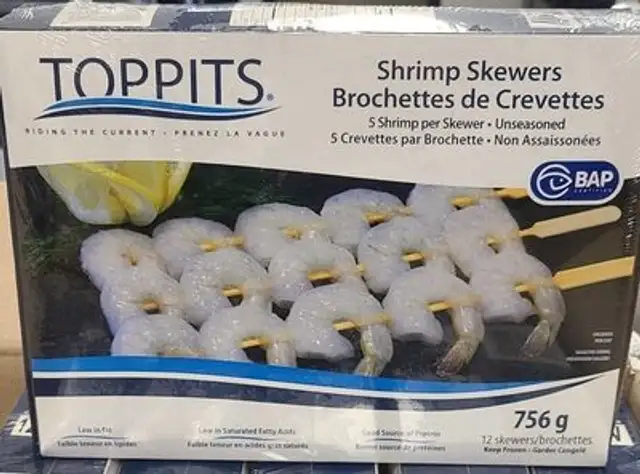 Brochettes de crevettes