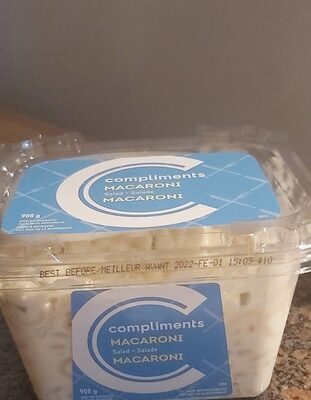 Macaroni salad front packaging