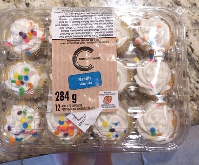 Petits gâteaux miniatures glacés