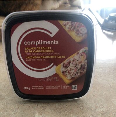 Chicken and cranberry salad