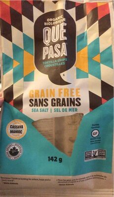 Grain Free Sea Salt Tortilla Chip front packaging