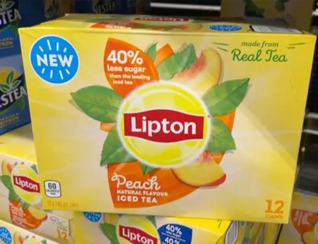Peach ice tea