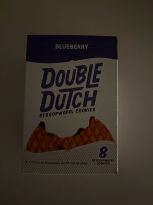 Double Dutch Stroopwafel Cookies - Blueberry front packaging