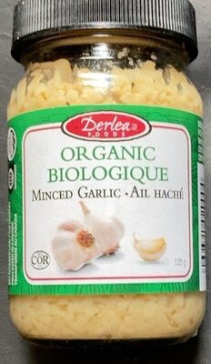 Organic minced garlic