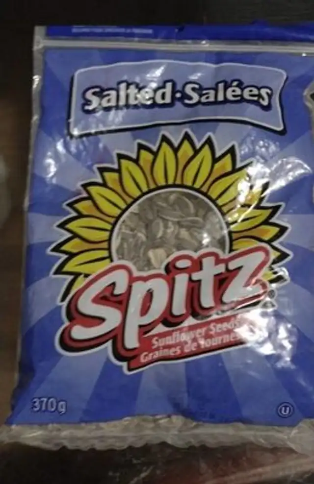 Salted sunflower seeds