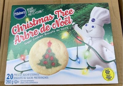 Christmas tree - sugar cookies