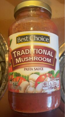 Traditional mushroom pasta sauce