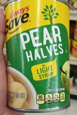 Pear halves