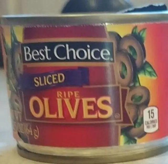 Sliced Ripe Olives front packaging