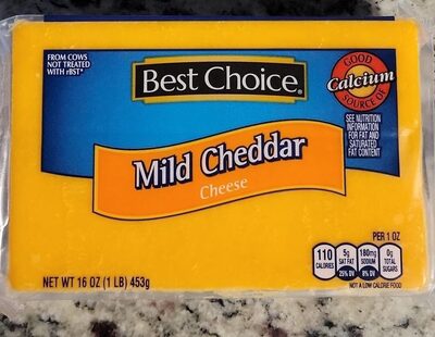 Best choice mild cheddar cheese