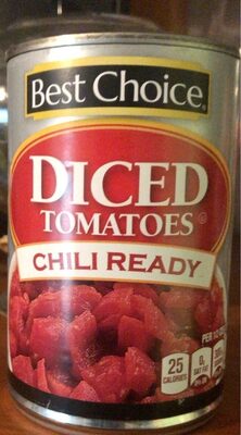 Diced tomatoes front packaging