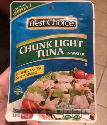 Chunk tuna light front packaging
