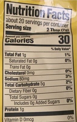 Seasoned croutons nutrition facts table