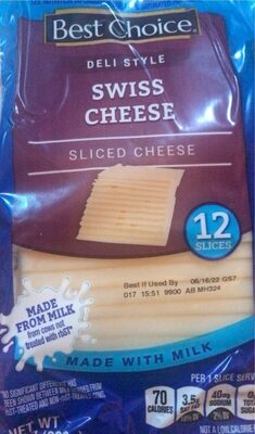 Deli Style Swiss Cheese
