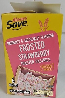 Frosted Strawberry Toaster Pastries