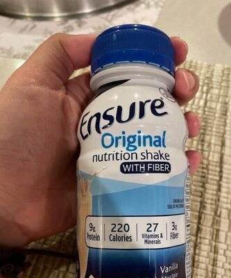 Original Nutrition Shake with Fiber, Vanilla