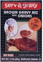 Brown Gravy Mix With Onions front packaging