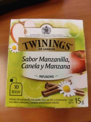 Infusión manzanilla canela y manzana