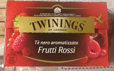 tè nero aromatizzato frutti rossi