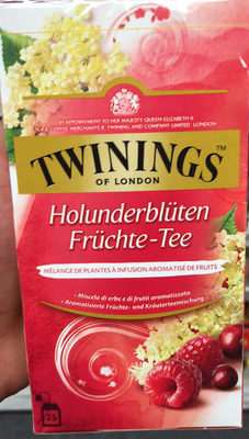 winings Of London  Infusion aux fruits avec fleurs de sureau