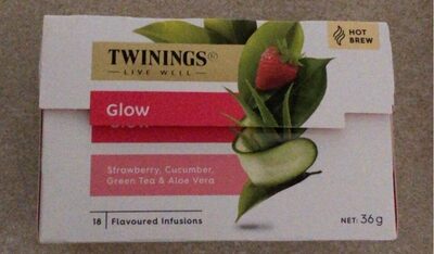 Glow. Strawberry, cucumber, green tea and aloe vera